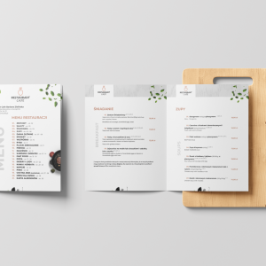 wizualizajca menu restauracja