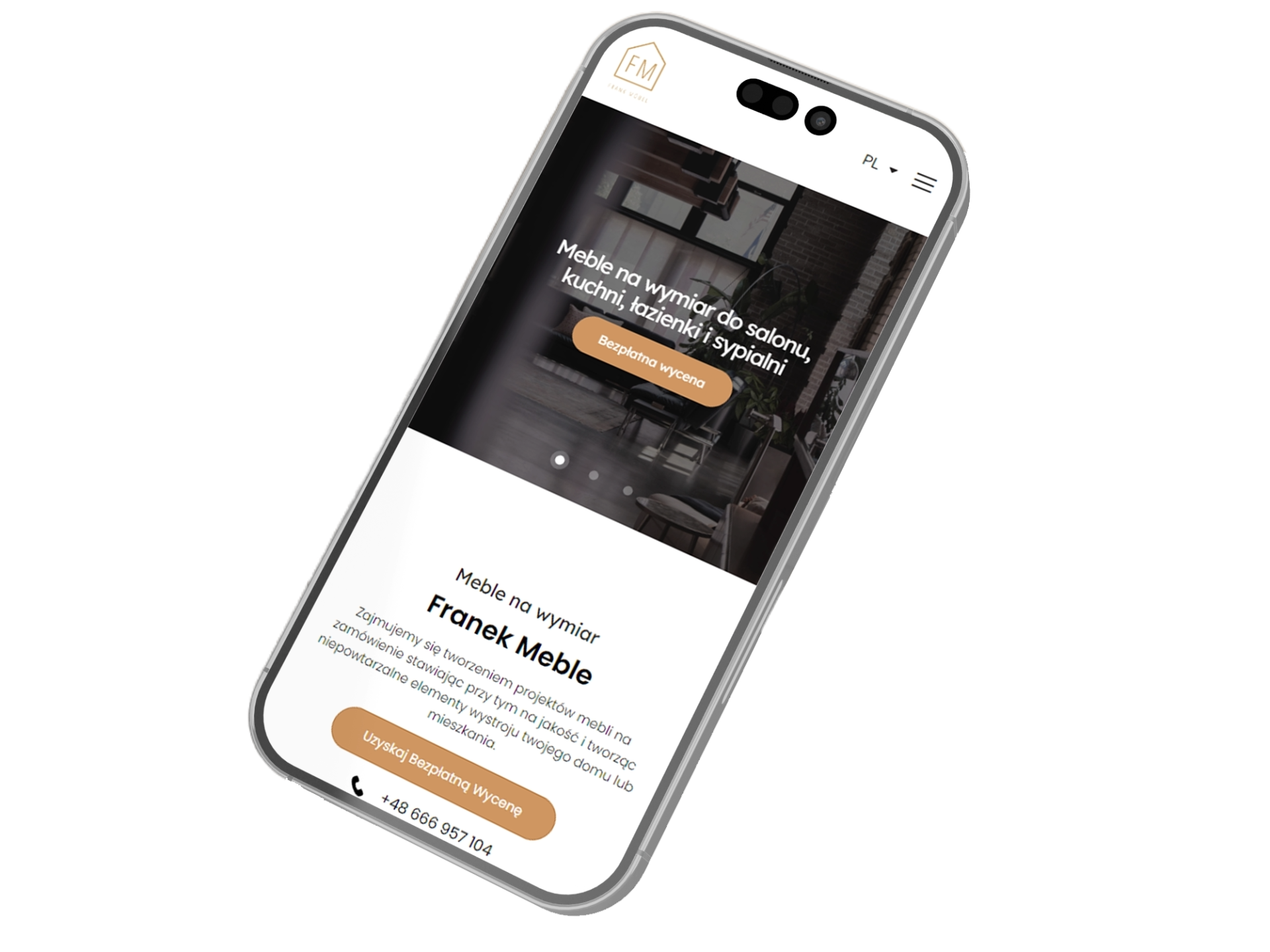 strona internetowa franek meble