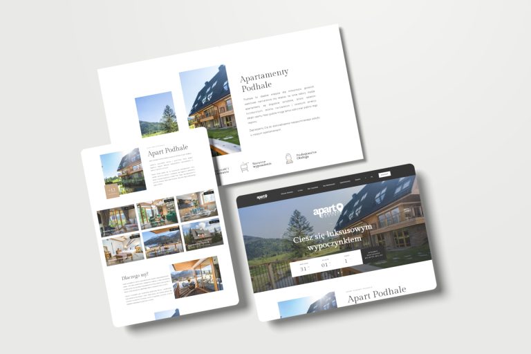 Strona Internetowa dla Apartamentów „Apart Concept Podhale”